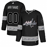 Customized Men's Washington Capitals Black Team Logos Fashion Adidas Jersey,baseball caps,new era cap wholesale,wholesale hats